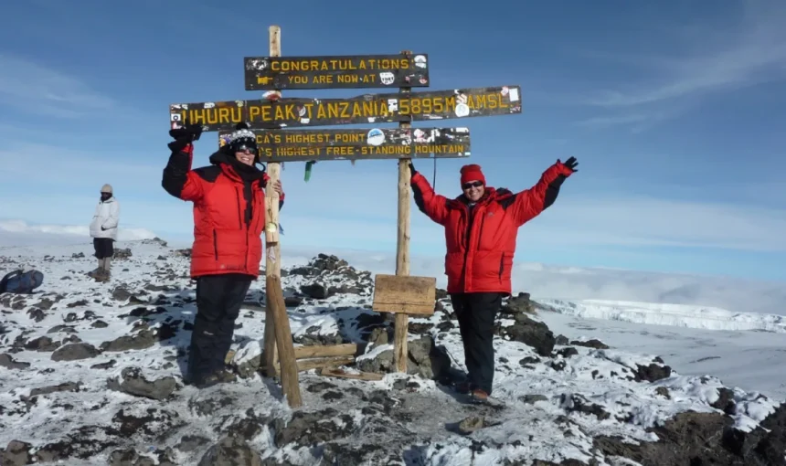 Kilimanjaro temperatures at summit