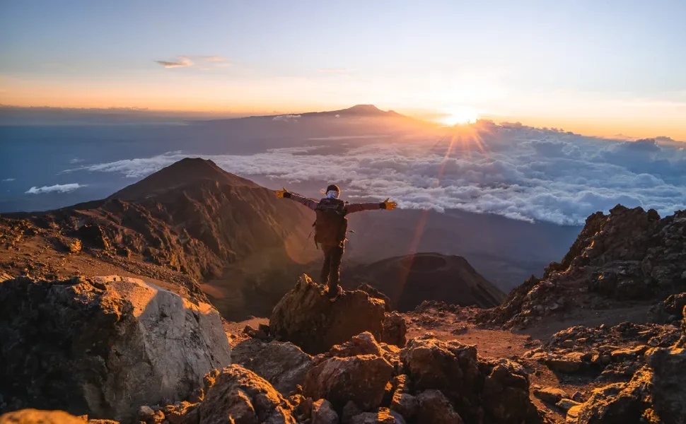 Sunrise vs Sunset Views on Mount Meru