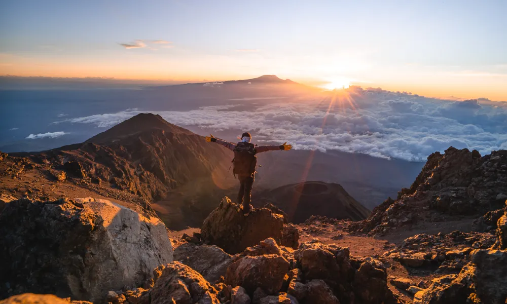Sunrise vs Sunset Views on Mount Meru