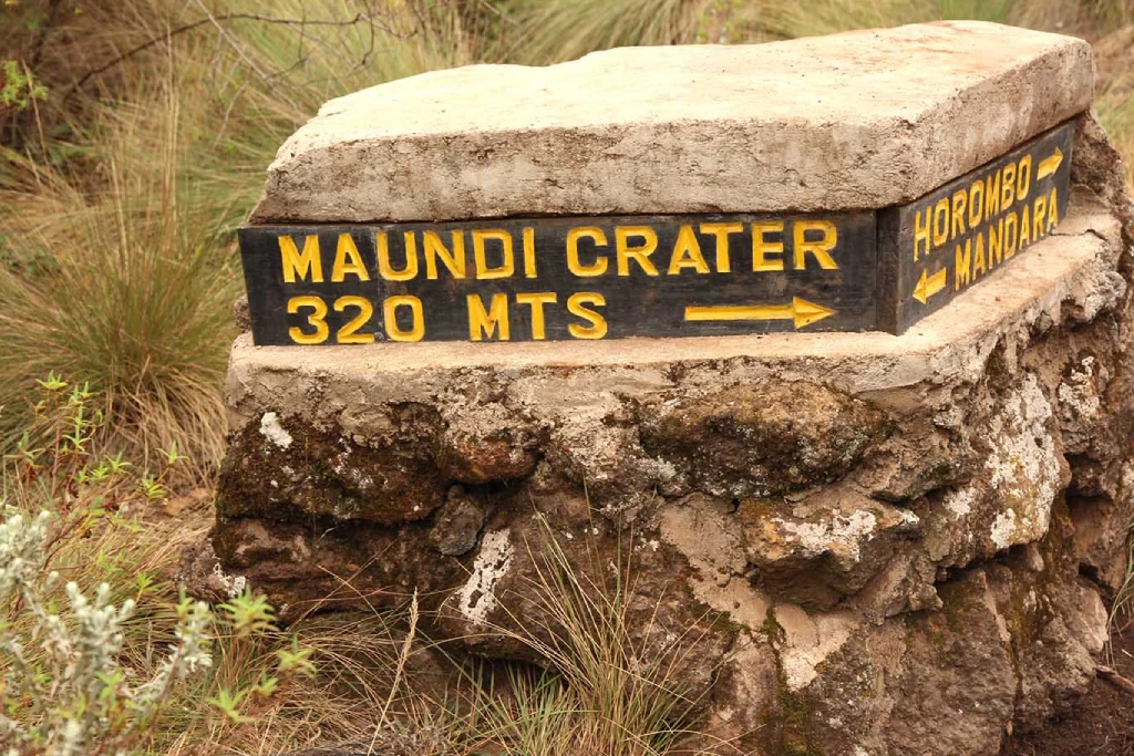 Where is Maundi Crater